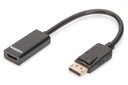 Kábel adaptéra Digitus Displayport so západkou 10