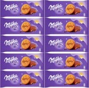 Milka Choco obilné sušienky s ovsenými vločkami x10