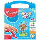 Prstové farby Maped Colorpeps 4 ks