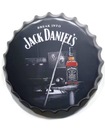 Jack Daniels Farebná fľaša Čierne pozadie Biliard Bl