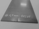 Oceľ BECUT, rozmer #4,5x30x300 mm