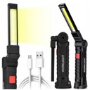 ZADARMO # COB Led dielenská lampa s magnetom, USB batéria, biele svetlo +