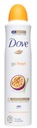 Antiperspirant v spreji Dove Go Fresh Passion Fruit