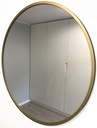 okrúhle ZLATÉ ZRKADLO LOFT 50 CM ZLAT