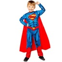 SUPERMAN OUTFIT pre deti eco dc licencia 6-8 rokov