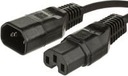 MicroConnect C14 C15 napájací kábel, 2,5 m (PE011400)