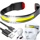 ČELOSVETLA COB LED HLAVOVÁ LAMPA VÝKONNÁ BATÉRIA USB C WORKSHOP