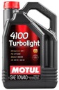 10W40 4100 5L MOTUL OIL 10W40 5L 4100 TURBOLIGHT