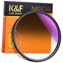 K&F POLOVIČNÝ FILTER sivý NanoX GND8 Soft 58mm