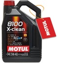 MOTUL 8100 X-CLEAN 5W40 5L C3 + ZADARMO