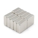 NEODYMIOVÝ MAGNET 10x10x4 mm Plátovaná tyč, obdĺžniková, HUNTER 10 KS