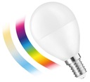 LED guľová žiarovka E14 4,9W RGB pre BLUETOOTH smart