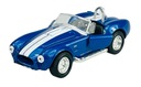 WELLY OLD TIMER 1965 SHELBY COBRA 427 S/C MODRÁ 1:34 KOV NOVÝ MODEL