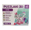 3D penové puzzle PUZZLAKI CAT 62 ks.