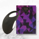 Vibračný prsteň FeelzToys - Thor Cockring Black