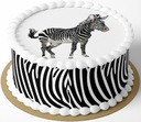 AFRICA ZOO ZEBRA SET ZEBRA 29CM HRANY 95CM