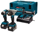 Makita DLX2432Tj skrutkovač ddf486 kľúč dtd153 18V napájaný z akumulátorovej batérie