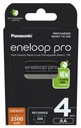 ENELOOP PRO AAx4 ks 500 CYKLOV 2500mAh