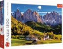 Puzzle 1500 Val di Funes, Taliansko Trefl