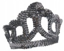 STRIEBORNÝ FLITR DIADEMIC CROWN DIADEM CA052