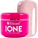 Silcare Base One Nail Building Gel UV gél Shimmer Misty Rose 50g