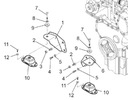 Originálny držiak motora MANITOU 242496