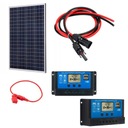 SOLÁRNY SÚPRAVA 110W 100W 12V PANELOVÉ KÁBLE REGULÁTORA