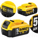 BATÉRIA BATÉRIA 18V 5Ah DCB184 DEWALT ORIGINÁL