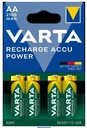 4x Nabíjacie batérie Varta AA 2100 mAh R6 4 ks +Zdarma