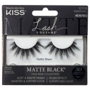 Kiss FAUX MINK Matte Black Matte Sheer riasy