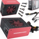 MODECOM VOLCANO 650W NAPÁJACÍ ZDROJ AKTÍVNY PFC MODULAR 80+ BRONZOVÝ 6xSATA