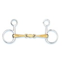 Bit Stubben Snaffle 2x lomený 2235 BAUCHER 14 cm