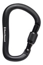 Black Diamond RockLock Screwgate Carabiner Black