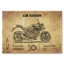 Honda CB 1000R Metal Poster Darček L