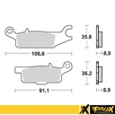 PROX BRZDOVÉ DESTIČKY KH445 YAMAHA YFM 550 GRIZZLY '11-14