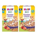 HIPP Chrumkavé müsli s banánmi a jahodami 2x20