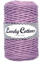 LovelyCottons krútená šnúrka 3mm lila