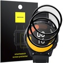 3x celoobrazovkové hybridné ochranné sklo pre Xiaomi Watch S1 Active