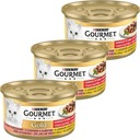 Gourmet CAT Gold Sauce Mokré krmivo s lososom a kuracím mäsom v balení omáčky. 12 x 85 g