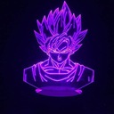 3D LED NOČNÁ LAMPA DRAGON BALL GOKU ANIME DARČEK