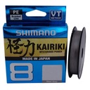 Výplet Shimano Kairiki 8 0,13mm 300m oceľovo sivý