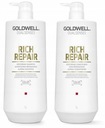 GOLDWELL RICH REPAIR SHAMPOO 1000 + CONDITIONER 1000