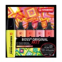 Stabilo Boss Arty zvýrazňovače - Warm Colors, 5 ks