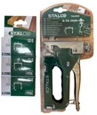 STALCO TACKER 4- 14MM + ZOŠÍVAČKY 8MM 3000 ks.