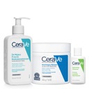 CeraVe Set čistiaci gél proti nedokonalostiam 236 ml, balzam 454 g