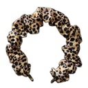 KLARA Čelenka do vlasov Silk Leopard Large