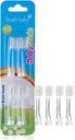 BRUSH-BABY BabySonic hlavica zubnej kefky (4 ks)