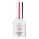 SAUTE NAILS Hybrid Top GLOSSY TOP No Wipe Shiny 8ml