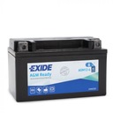 EXIDE AGM MOTOCYKLOVÁ BATÉRIA 12-6 ETX7A-BS YTX7A-BS 12V 6AH 90A