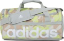 TAŠKA ADIDAS LINEAR GRAPHIC DUFFEL S BÉŽOVÁ-HNEDÁ-ŽLTÁ IJ5638